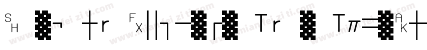 Avector Chinese True TypeFonts (Hon字体转换